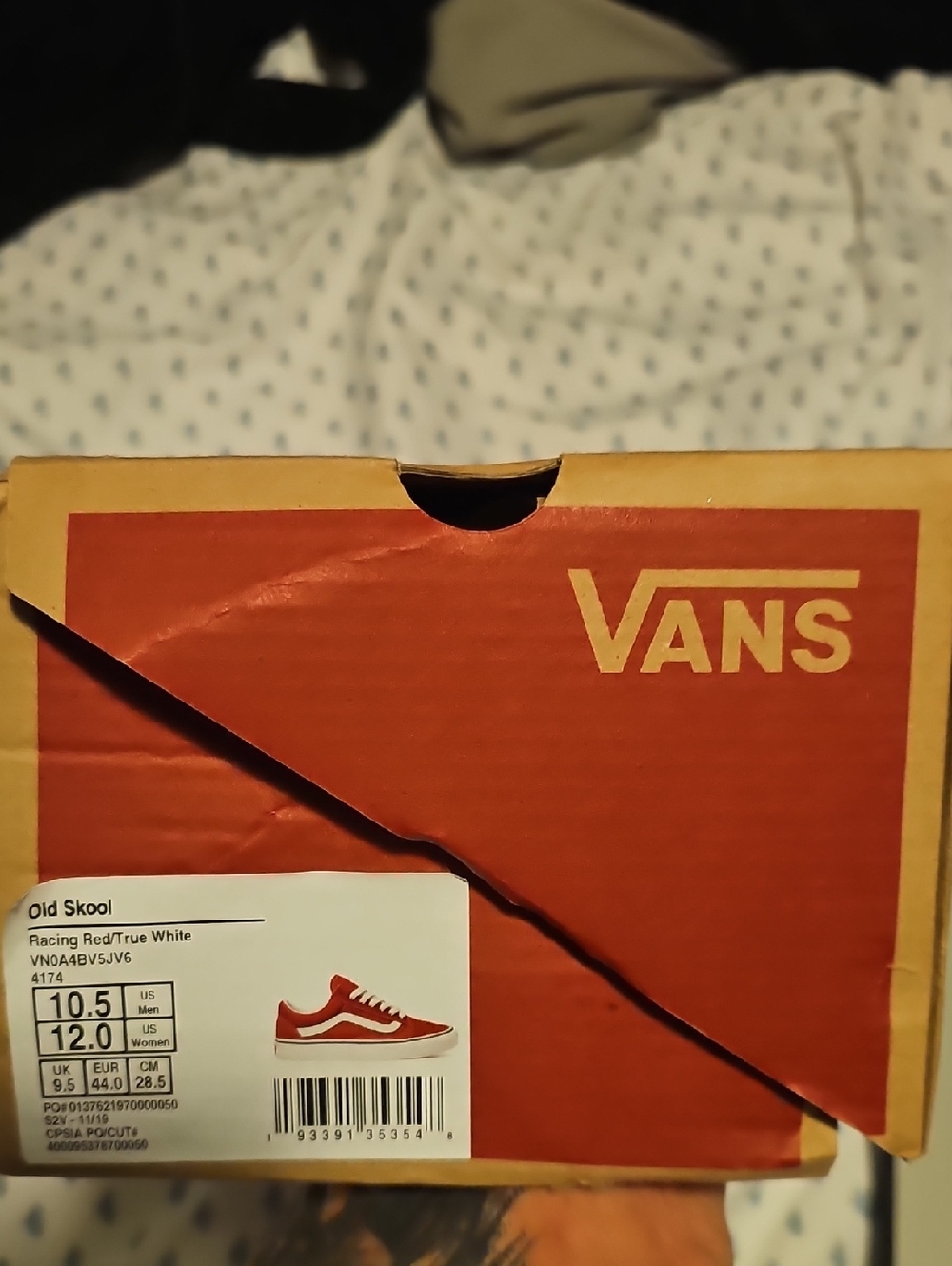 Vans Old Skool Box - Red and Cream